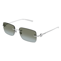 GG1703S 007 007-SILVER-SILVER-BROWN 55 17