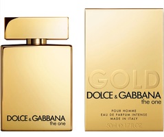 D&G THE ONE GOLD FOR MEN EDT INTENSE 100ML INSCATOLATO