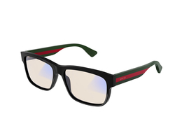 GG0340S 011 011-BLACK-GREEN-YELLOW 58 17