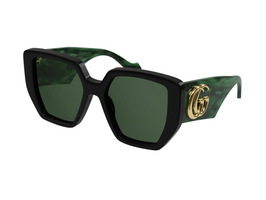 GG0956S 001 001-BLACK-GREEN-GREEN 54 19