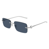 GG1703S 003 003-SILVER-SILVER-BLUE 55 17